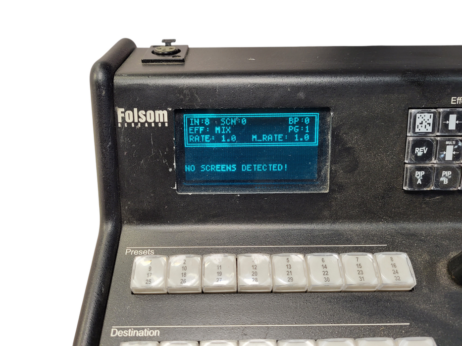 Folsom Research FC-0608 Screen Pro Multi-Screen Remote Controller READ $