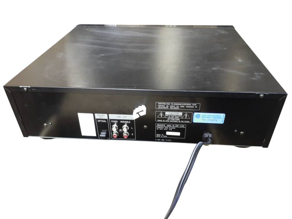Sony 5-Disc Carousel System CD Player CDP-C515