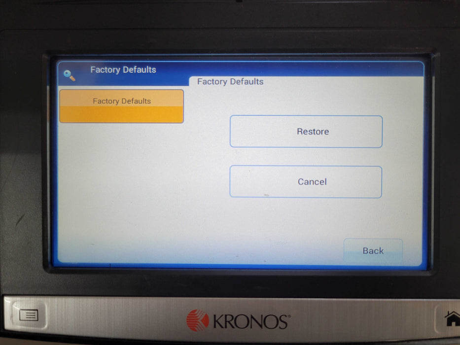 Kronos InTouch 9100 Employee Time Clock Punch Touchscreen 8609100-008, READ Q_