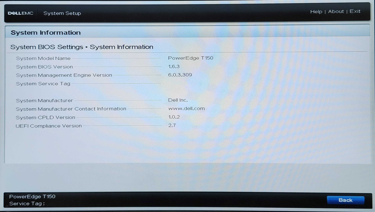 Dell PowerEdge T150, Xeon E-2336, 64GB DDR4, 2x4TB SAS, PERC H355