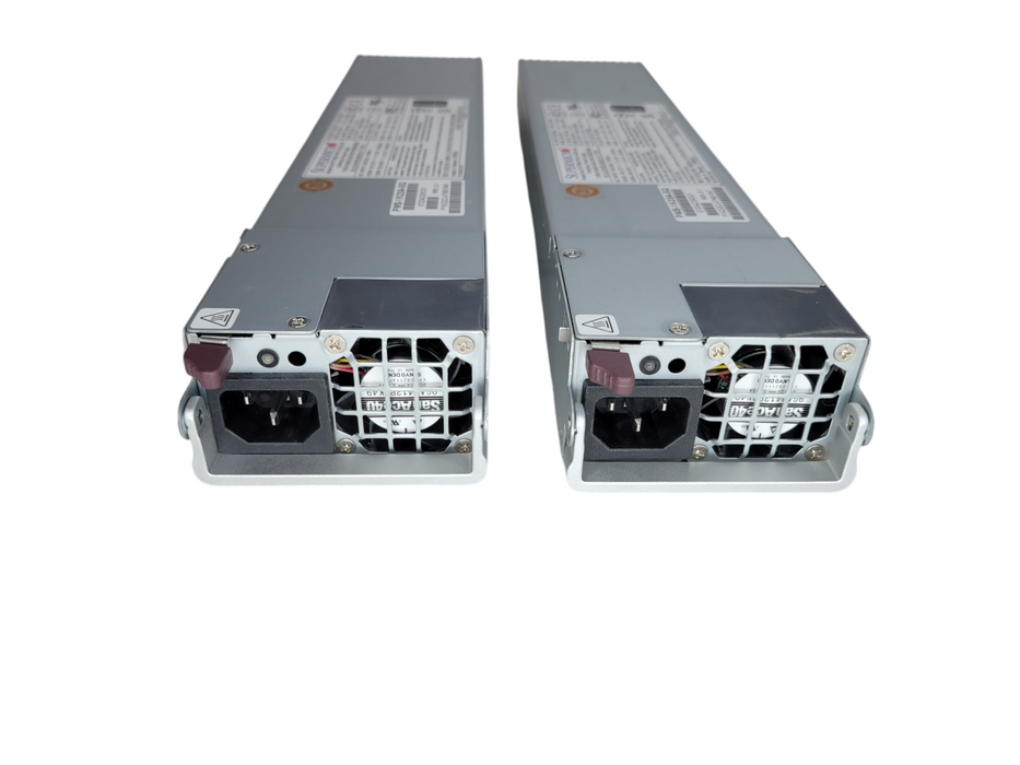 Lot of 2x - Supermicro 1200W 80 PLUS TITANIUM SWITCHING SERVER PSU %