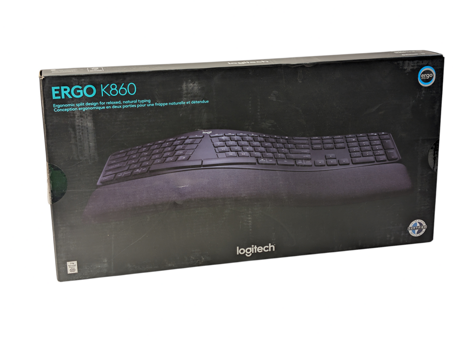 Logitech ERGO K860 Ergonomic Split Design Wireless Keyboard  -