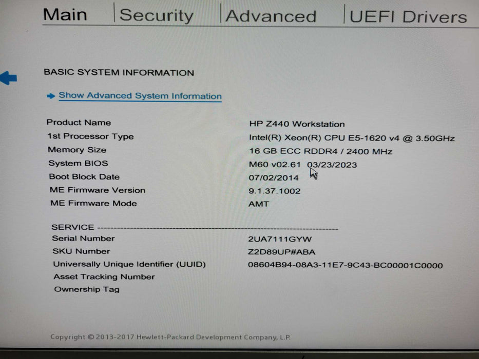 HP Z440 Workstation, Xeon E5-1620 v4, 16GB DDR4, Quadro K2200 !