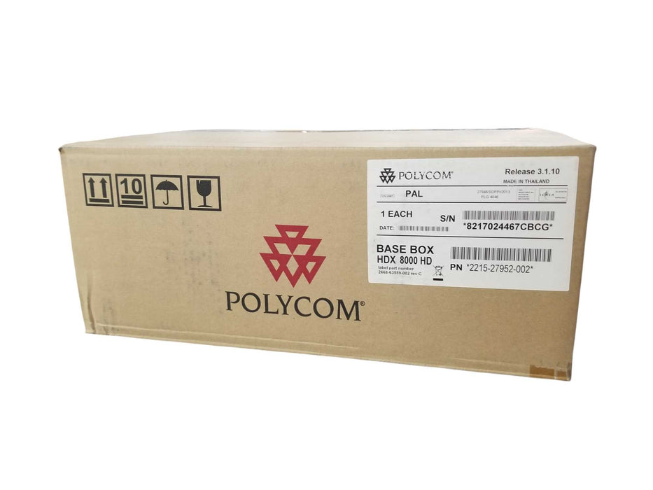 Polycom HDX 8000 HD PAL Video Conferencing System / New - Open Box