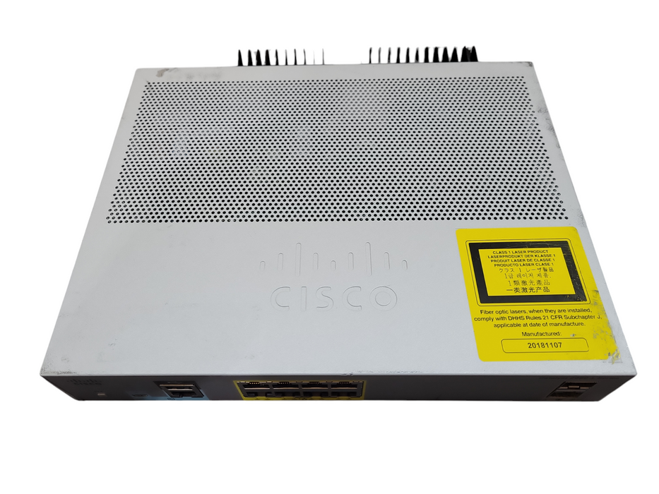 Cisco WS-C2960L-8PS-LL | 8-Port Gigabit PoE+ 2x SFP Silent Managed Switch !
