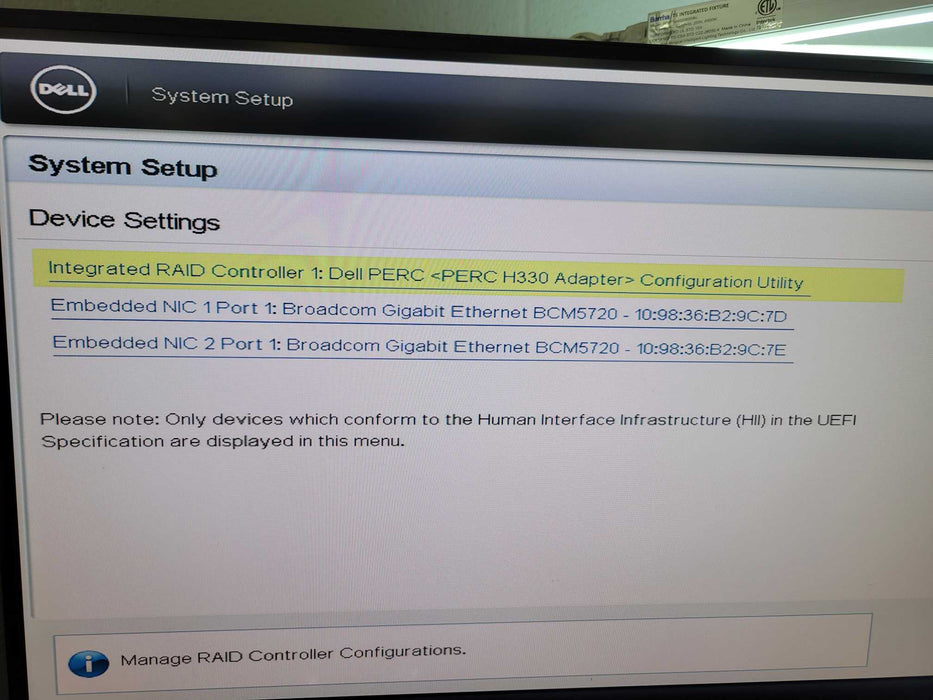 Dell PowerEdge R330 - Xeon E3-1220 v5 32GB DDR4 ECC PERC H330 2x350W PSU %