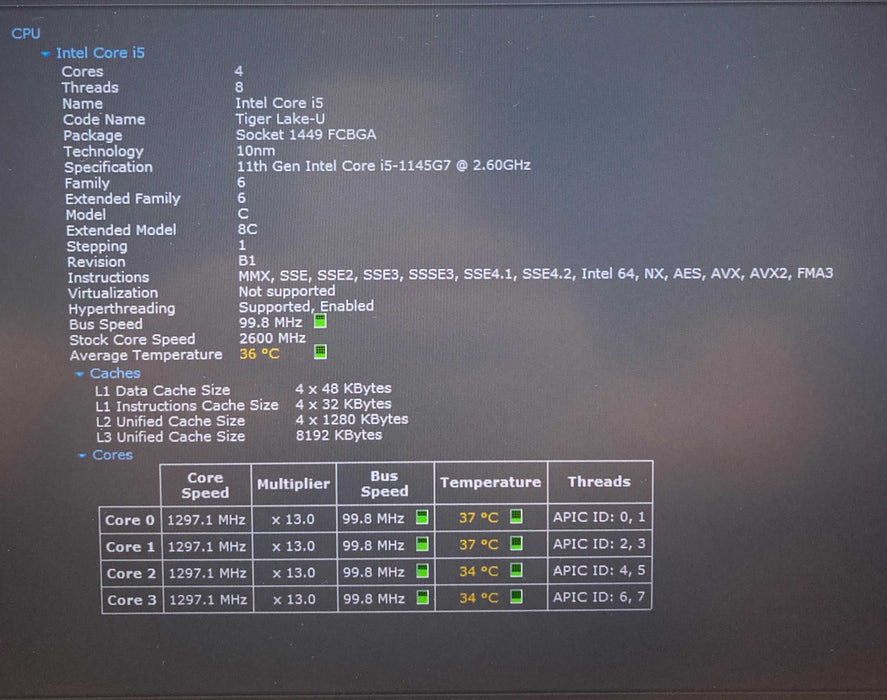 HP ProBook 640 G8 Core i5-1145G7@2.60GHz vPRO 16GB RAM 256GB SSD  Lap200