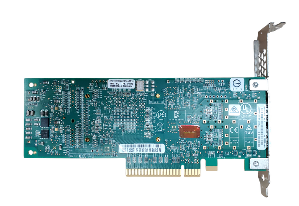 HPE QLogic QLE2662-HP Dual Port 16Gb SFP+ Host Bust Adapter