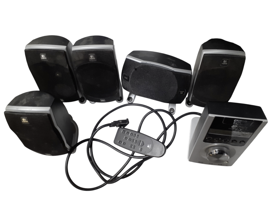 Logitech Z-5500 THX 5.1 Digital Surround Sound Receiver And 5 Speakers