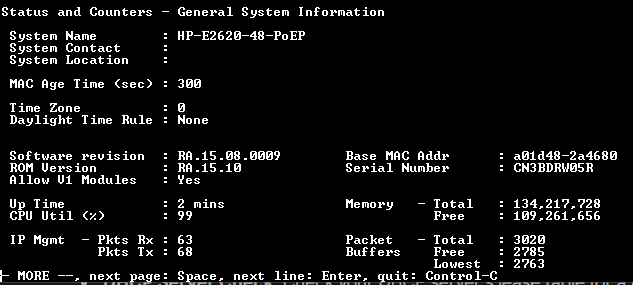 HP ProCurve 2620-48-PoE+ J9627A 48 Port PoE Fast Ethernet Managed Switch 2x %