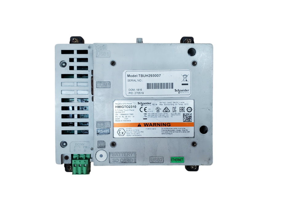 Schneider Electric HMIGTO2310 Magelis GTO Panel - TBUH293007 *READ*