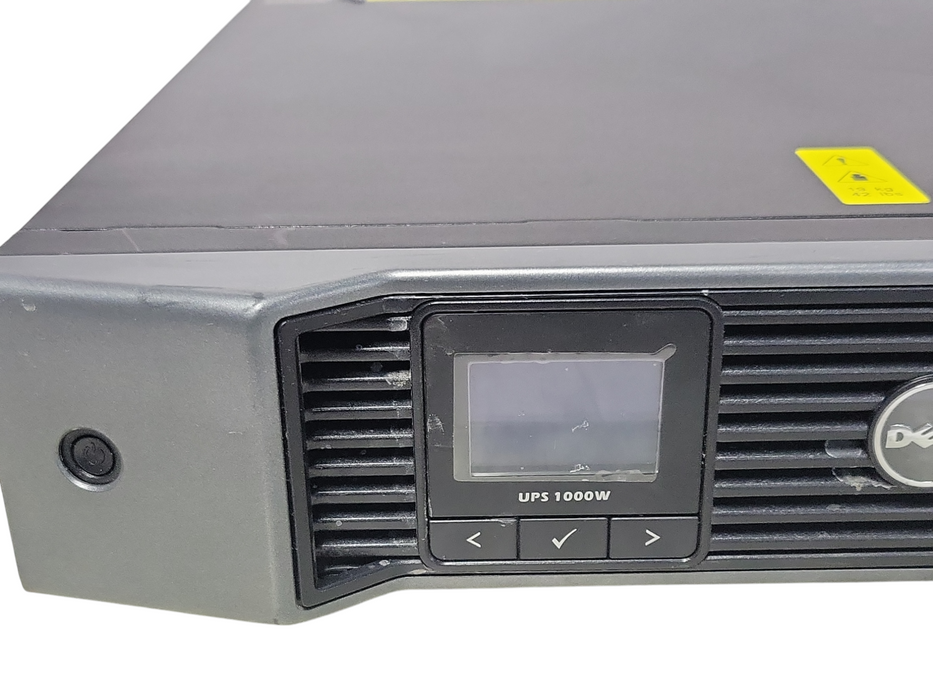 Dell UPS H919N 1000W RM 2U 120V 15A Output: 4x 5-15R,2x C13, No Battery, SEE _