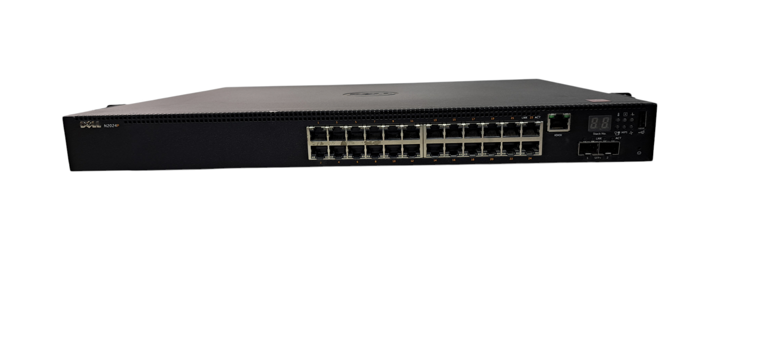 Dell N2024P E05W 24 Port PoE Gigabit Managed Ethernet Switch Q