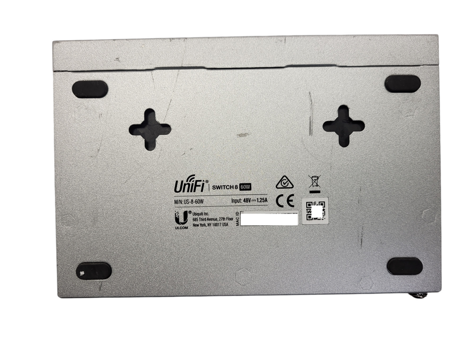 Ubiquiti Networks UniFi 8 Port Ethernet Switch US-8-60W No AC $