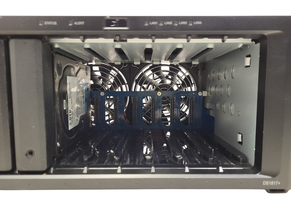 Synology 8 bay NAS DiskStation DS1817+ (8GB) (Diskless) w/ 2x 3TB HDD $