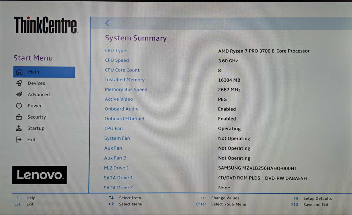 Lenovo ThinkCentre M75s-1 | Ryzen 7 PRO 3700, 16GB DDR4, P620, 256GB NVMe )