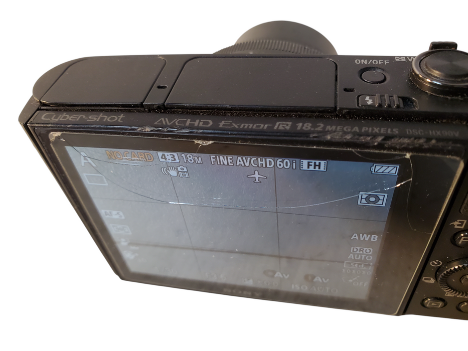 Sony Cyber-shot DSC-HX90V/ww247506 18.2MP Digital Camera - Black read
