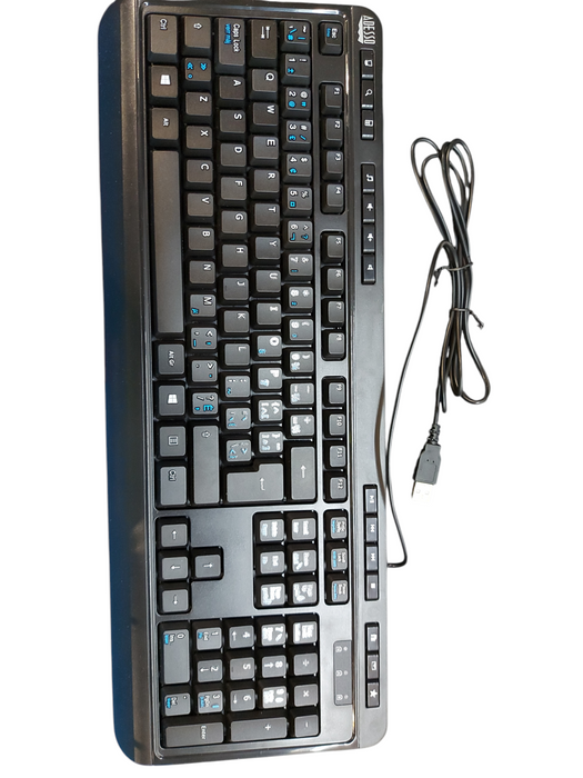 Adesso AKB-132CB-FR Black USB Wired Keyboard and Mouse
