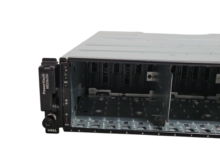 Dell PowerVault MD3620i iSCSI SAN with 2x M6WPW Controllers, 2x PSU _
