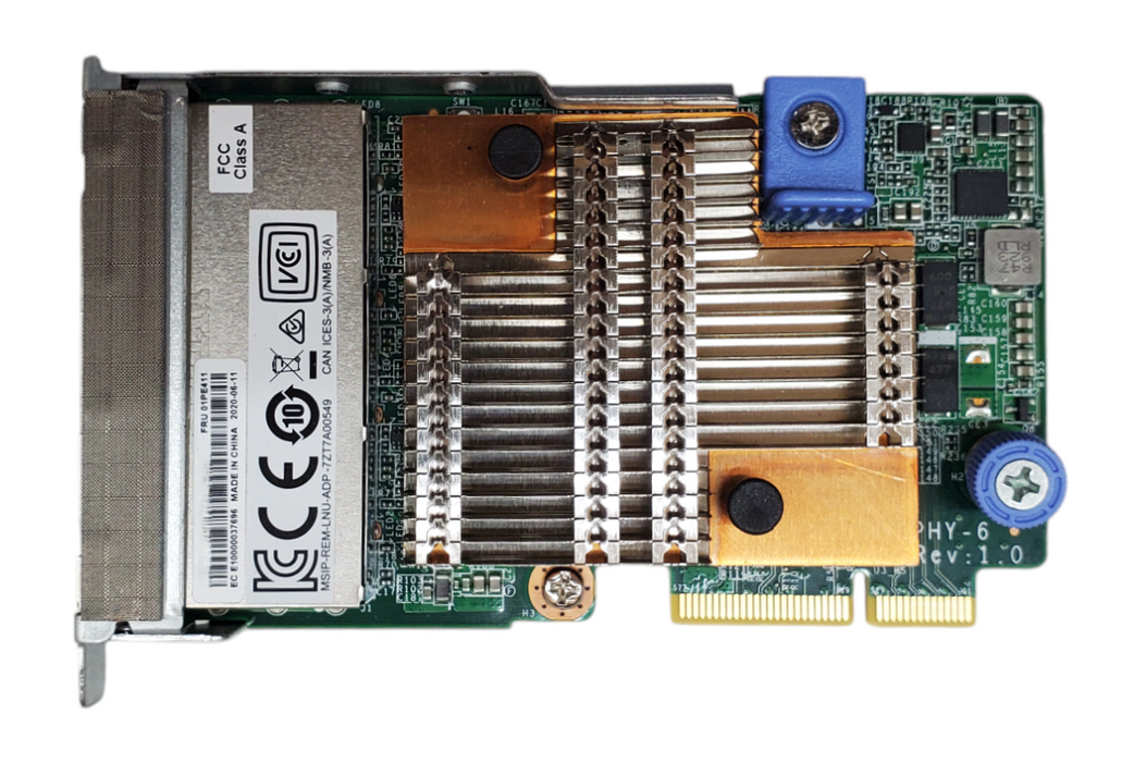 Lenovo 01PE411 Intel X722 10GbE 4-Port mLOM Network Interface Card