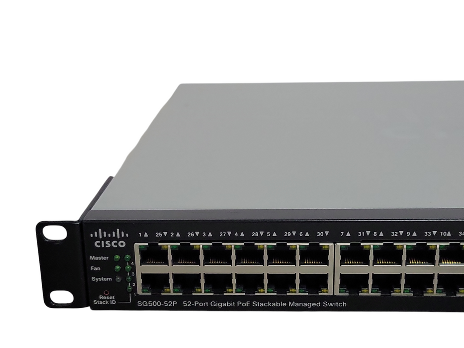 Cisco SG500-52P 52-Port gigabit PoE Stackable Managed Switch SG500-52P-K9 _
