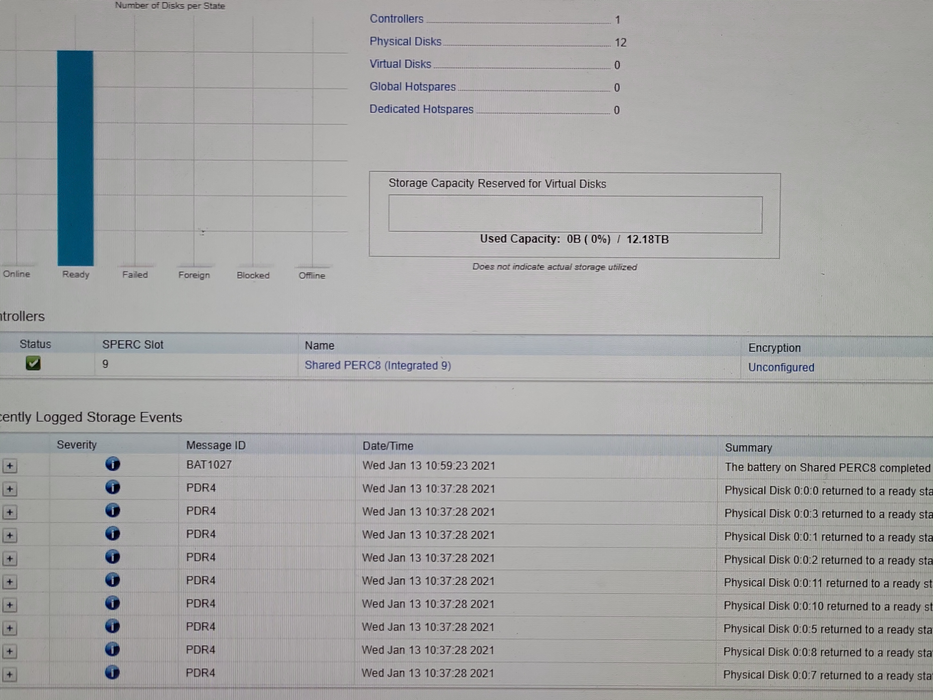 Dell PowerEdge VRTX with 2x M630 Blades, 4x Xeon E5-2640v4, 256GB DDR4 SEE _