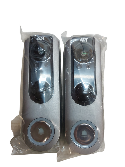 LOT 2x ADT Pulse Wireless HD Doorbell Camera – DBC835