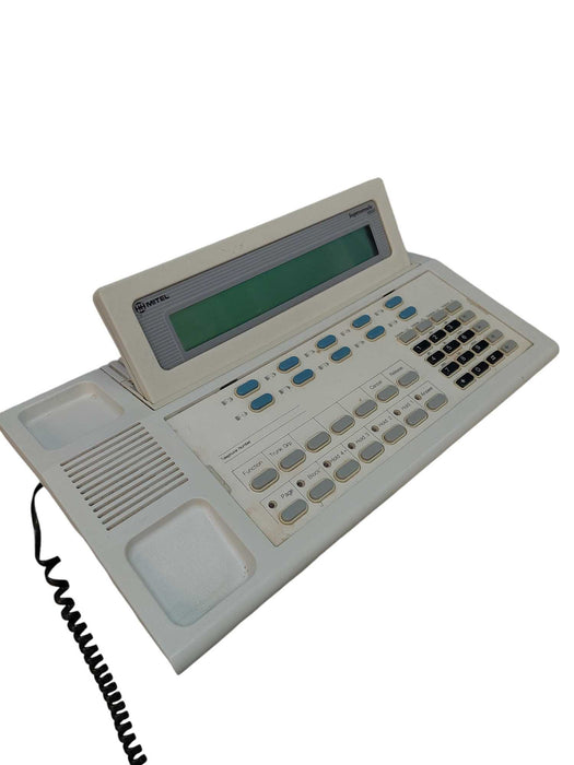 Mitel SuperConsole 1000 White Model: 9189-000-016-NA  (Black Handset) =