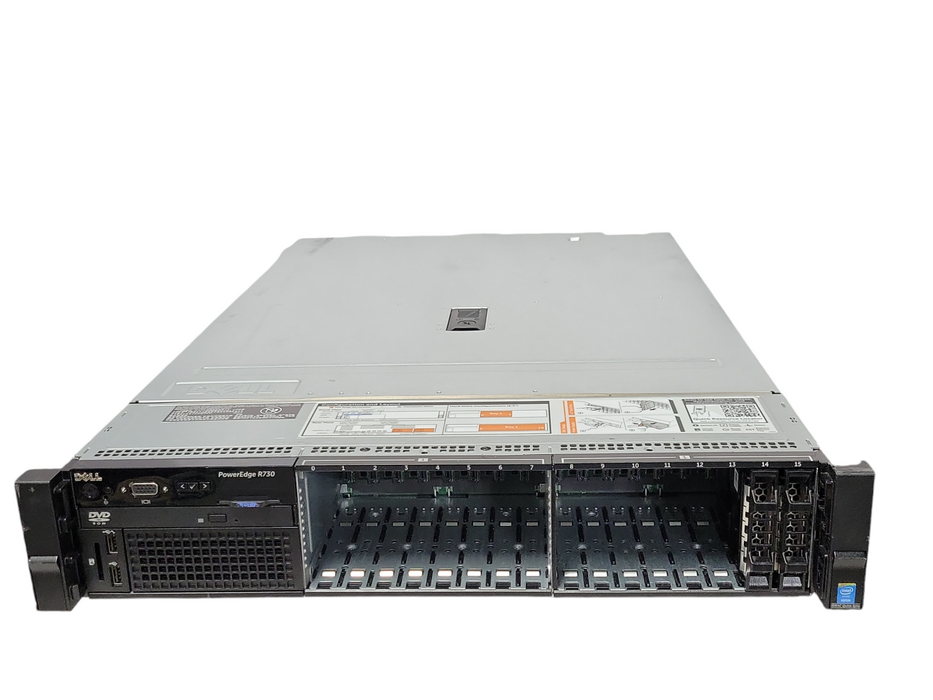 DELL PowerEdge R730 2x Intel Xeon E5-2630v3 2.40Ghz 64GB RAM H730p mini _