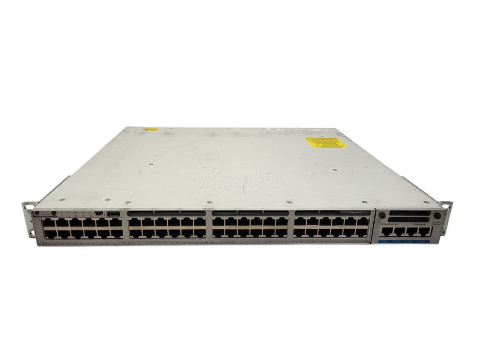 Cisco C9300-48T-E V02 | 48-Port Gigabit L2 Switch w/ C9300-NM-4M 10G Module $