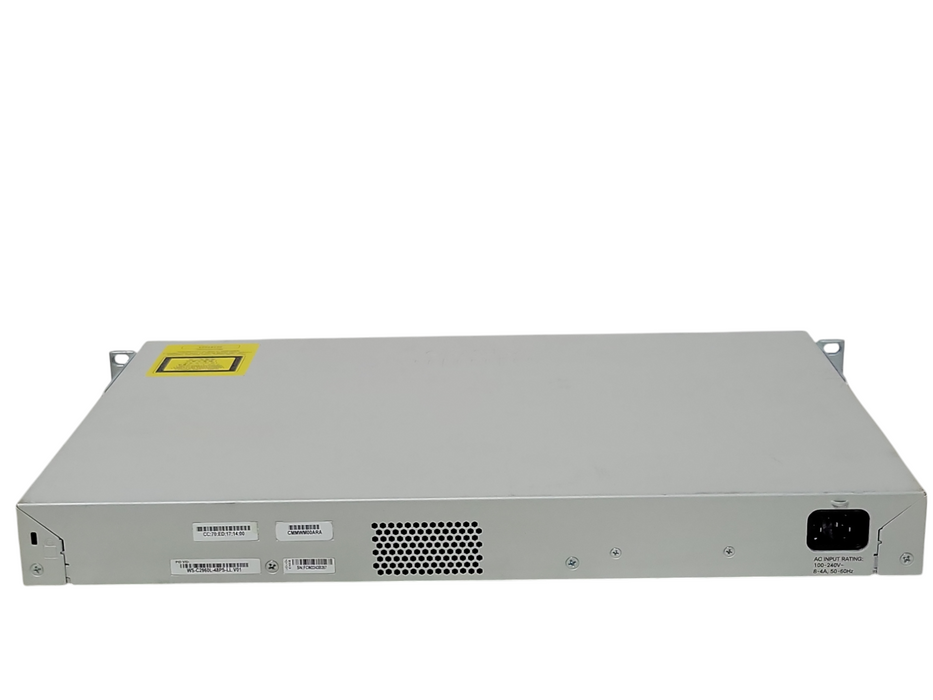 Cisco WS-C2960L-48PS-LL V01 48-Port Gigabit PoE Network Switch _