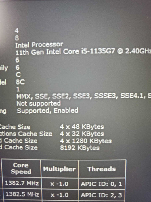 Dell Latitude 3420 i5-1135G7 CPU|16GB DDR4|256GB NVMe  Lap200
