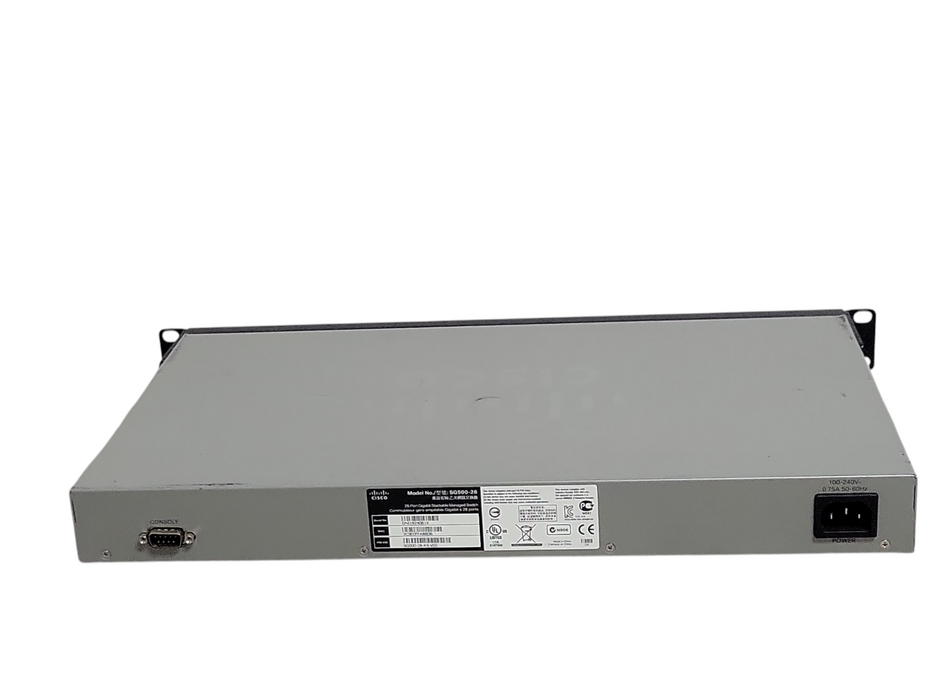 Cisco SG500-28-K9 V06 28 Port Gigabit Rackmount Managed switch _