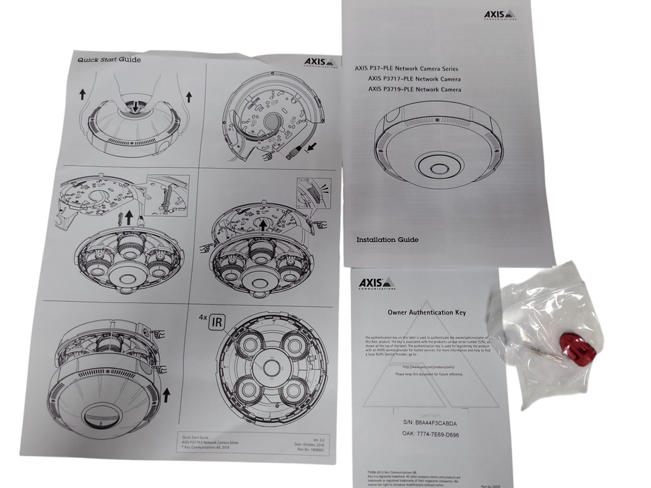 Open-Box AXIS P3717-PLE Indoor Outdoor Network Security Dome Camera _