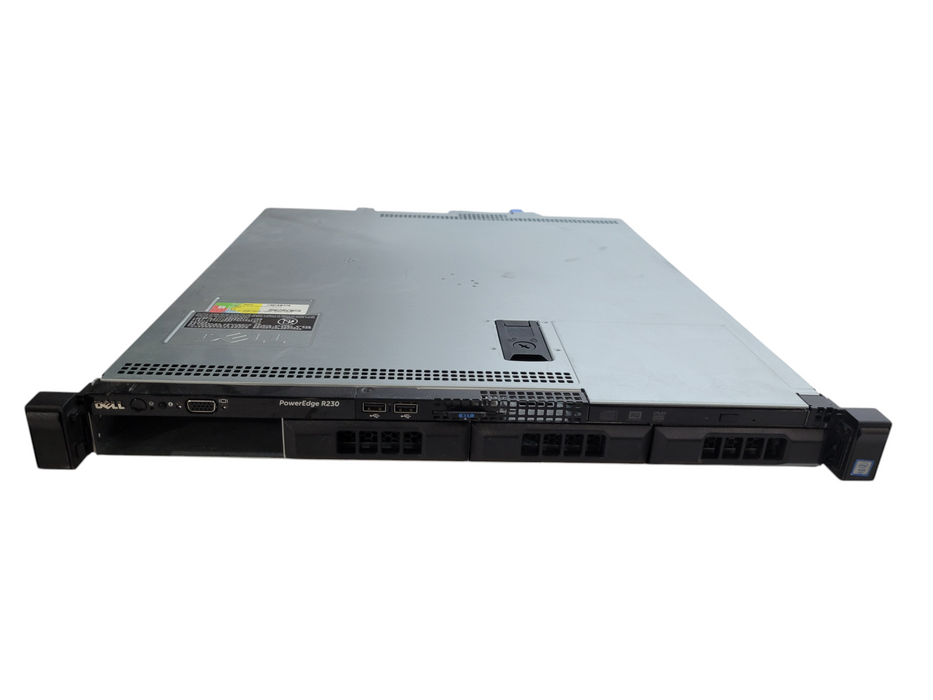 Dell PowerEdge R230 - Xeon E3-1240 v4 16GB DDR4 PERC H330 250W PSU %