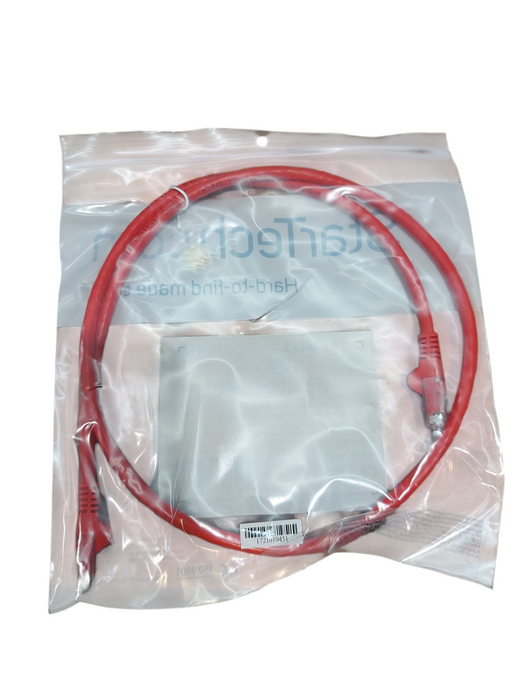 Lot 2x Startech Cat 6 Cables Snagless ETL Verified Red