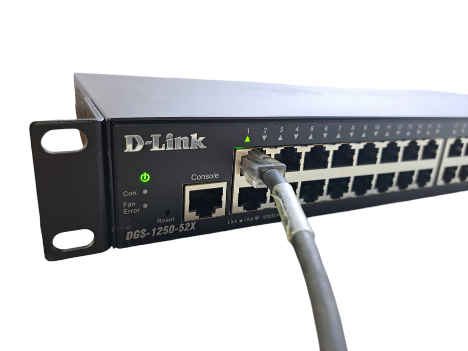 D-Link DGS-1250-52X | 52-Port Gigabit, 4x 10G SFP+ Smart Managed Switch