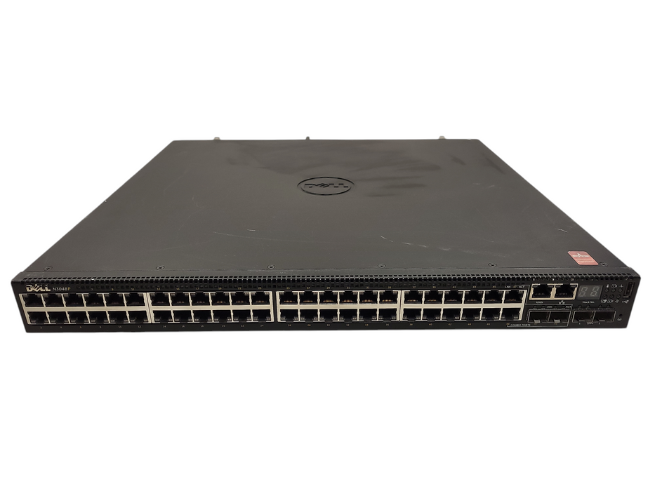 Dell Networking N3048P 48-Port PoE+ Network Switch w/ 2x 1100W PSU Q$