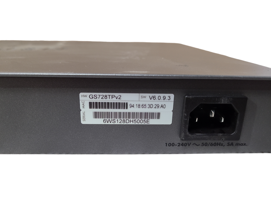 Netgear ProSafe GS728TPv2 24-Port Gigabit PoE+ Smart Cloud Switch w/ 4x SFP