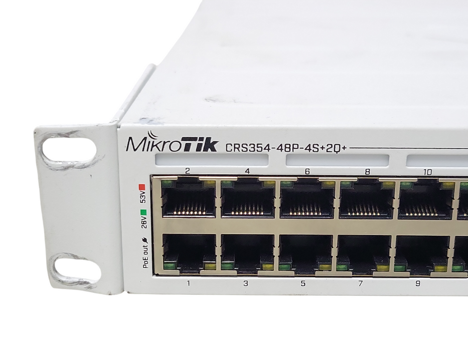 MikroTik CRS354-48P-4S+2Q+RM Cloud Router Switch, READ _