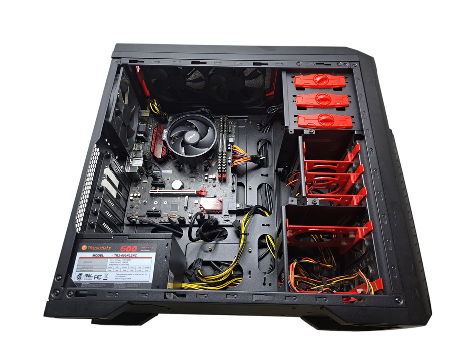 Custom PC | MSI B350M GAMING PRO w/ Ryzen 5 2600, 16GB DDR4, 600W PSU )
