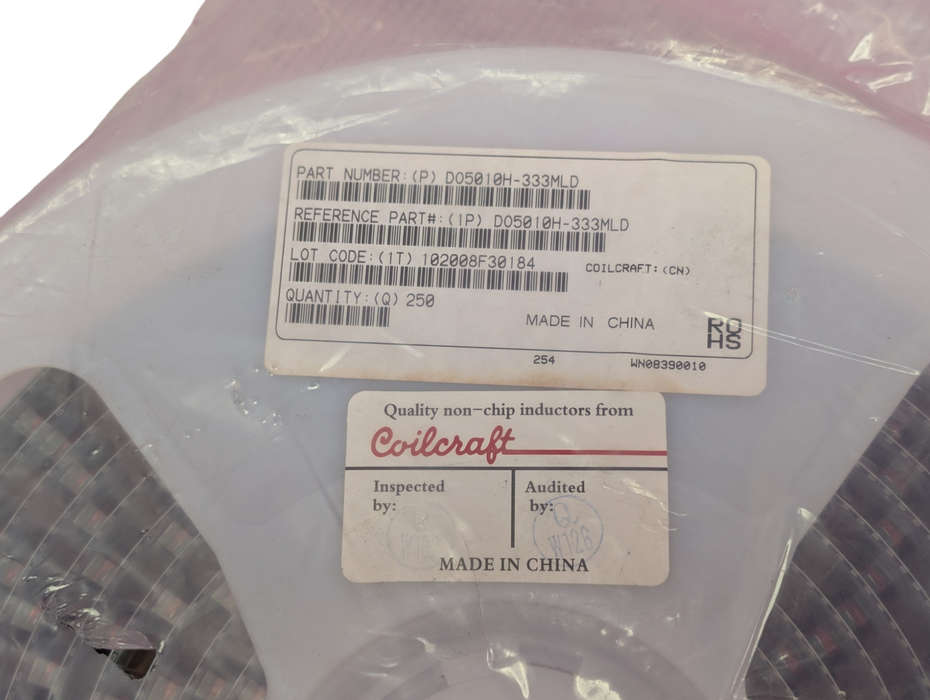 Rell of 250 Coilcraft DO5010H-333 Ferrite Drum Surface Mount SMD Inductor  -