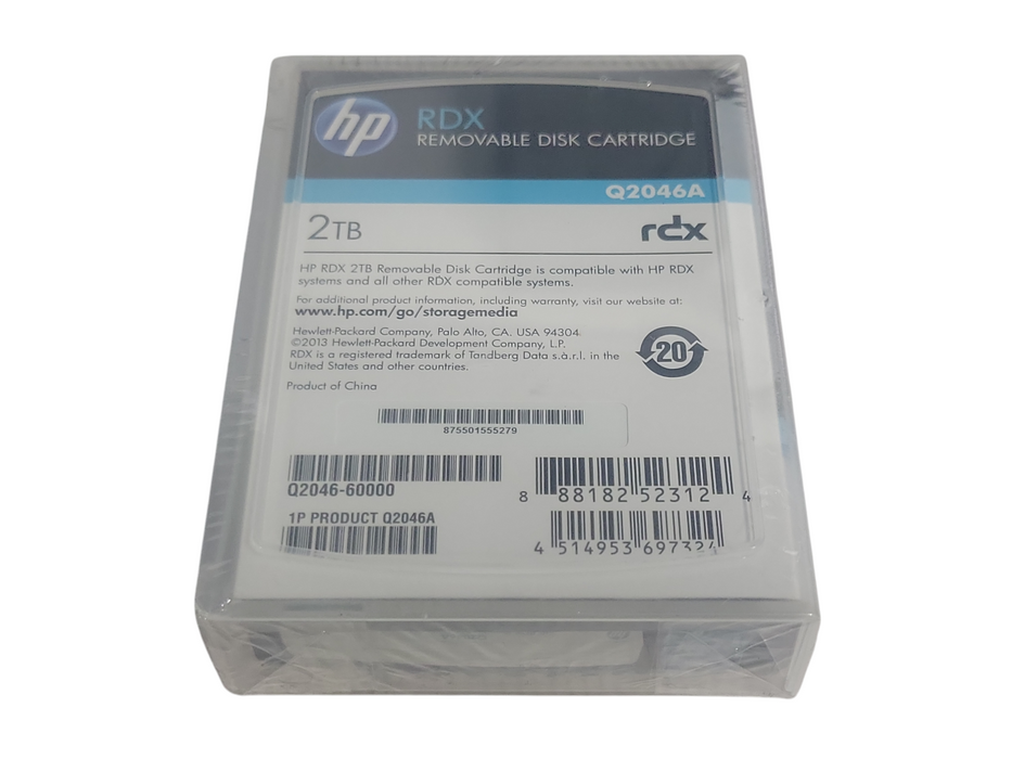 NEW UNOPENED HP RDX Q2046A 2TB Removable Disk Cartridge _