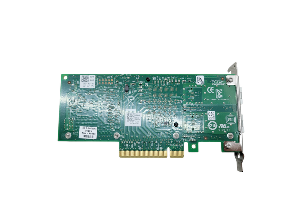 Dell 0XYT17 0942V6 0VFVGR Intel X520-DA2 Dual Port 10G SFP+ PCIe %