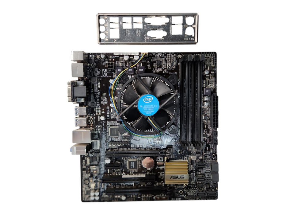 ASUS B150M-C Motherboard, Intel Core i7-6700 w/ I/O Shield - No RAM