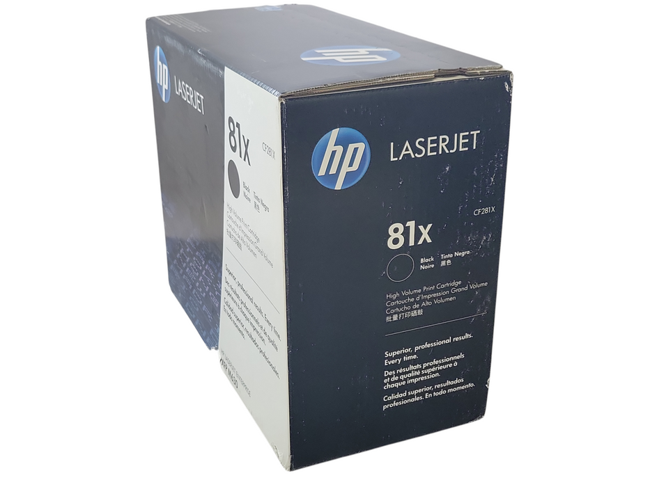 New HP 81x Toner Cartridge - Black CF281X for LaserJet MFP M630 printer _