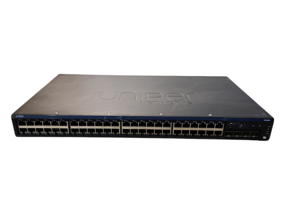 Juniper Networks, EX2200-48P-4G, 48 Port PoE+ 4xSFP Gigabit Ethernet Switch