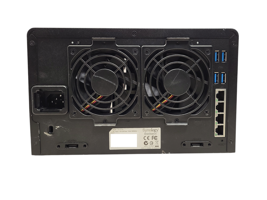 Synology DS1515+ 5-bay DiskStation NAS - Diskless w/ 2x 2TB HDDs $
