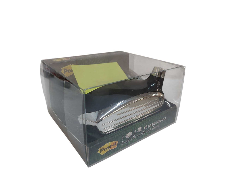 3M Post-It Note Paper Weight Decorative Golf Club Driver Head & Pen =