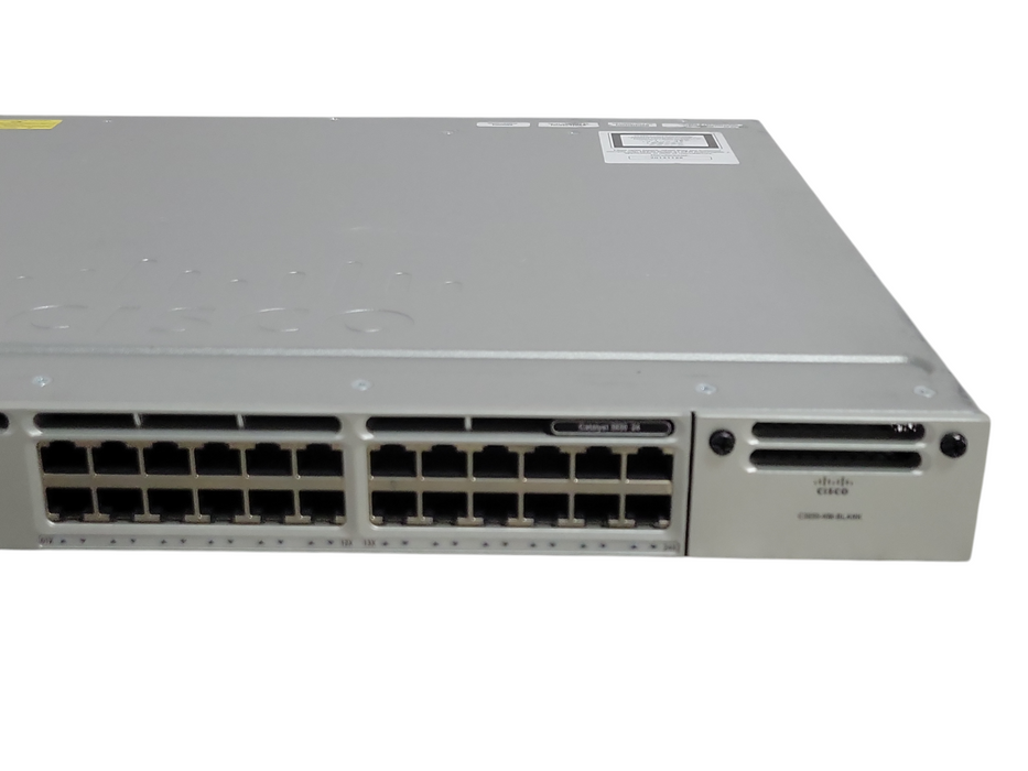 Cisco Switch WS-C3850-24T-E V04 with 1xPWR-C1-350WAC, READ _